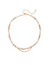 Celeste Pink Gemstone Necklace - MOUSAI