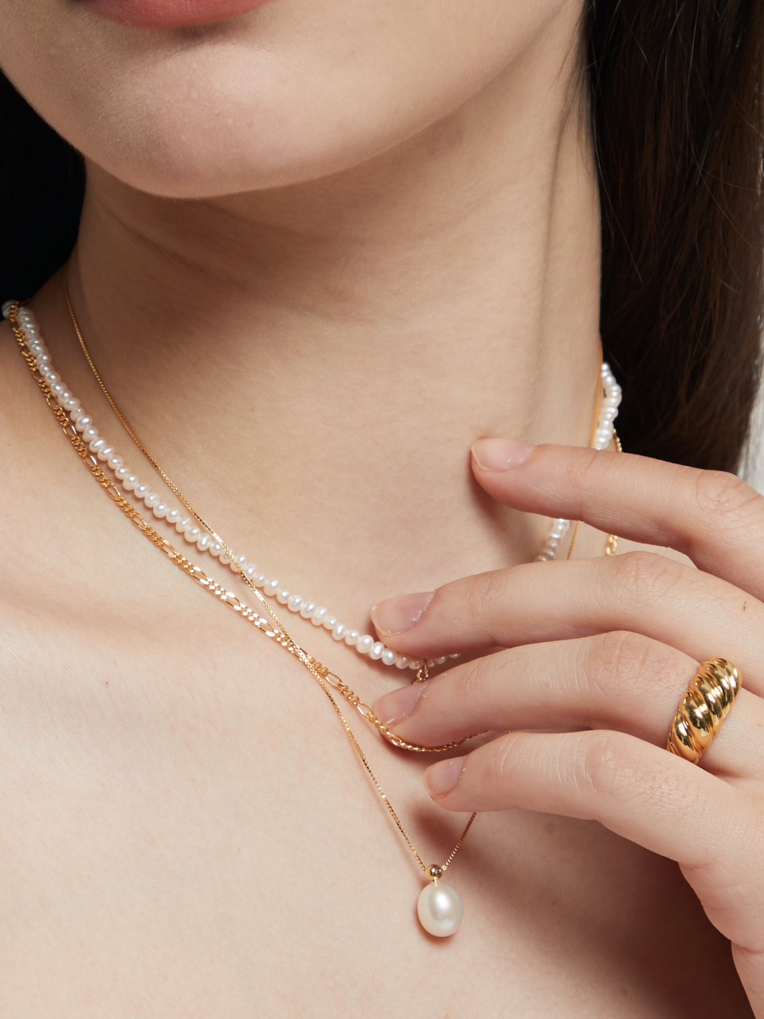 Harper Pearl Necklace - MOUSAI