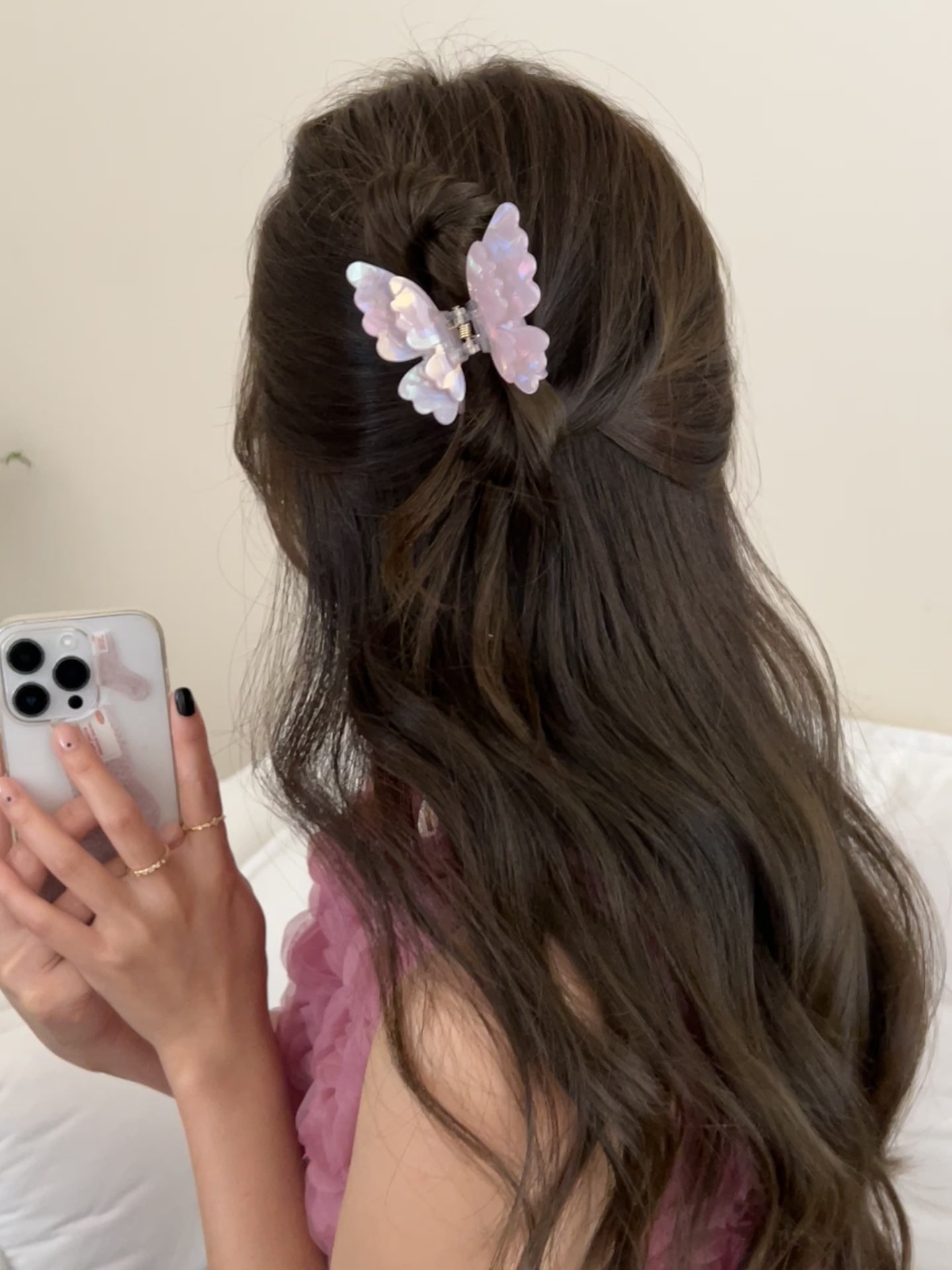 Petite Butterfly Claw Clip