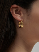 Jeannie Bold Entwine Hoop Earrings - MOUSAI