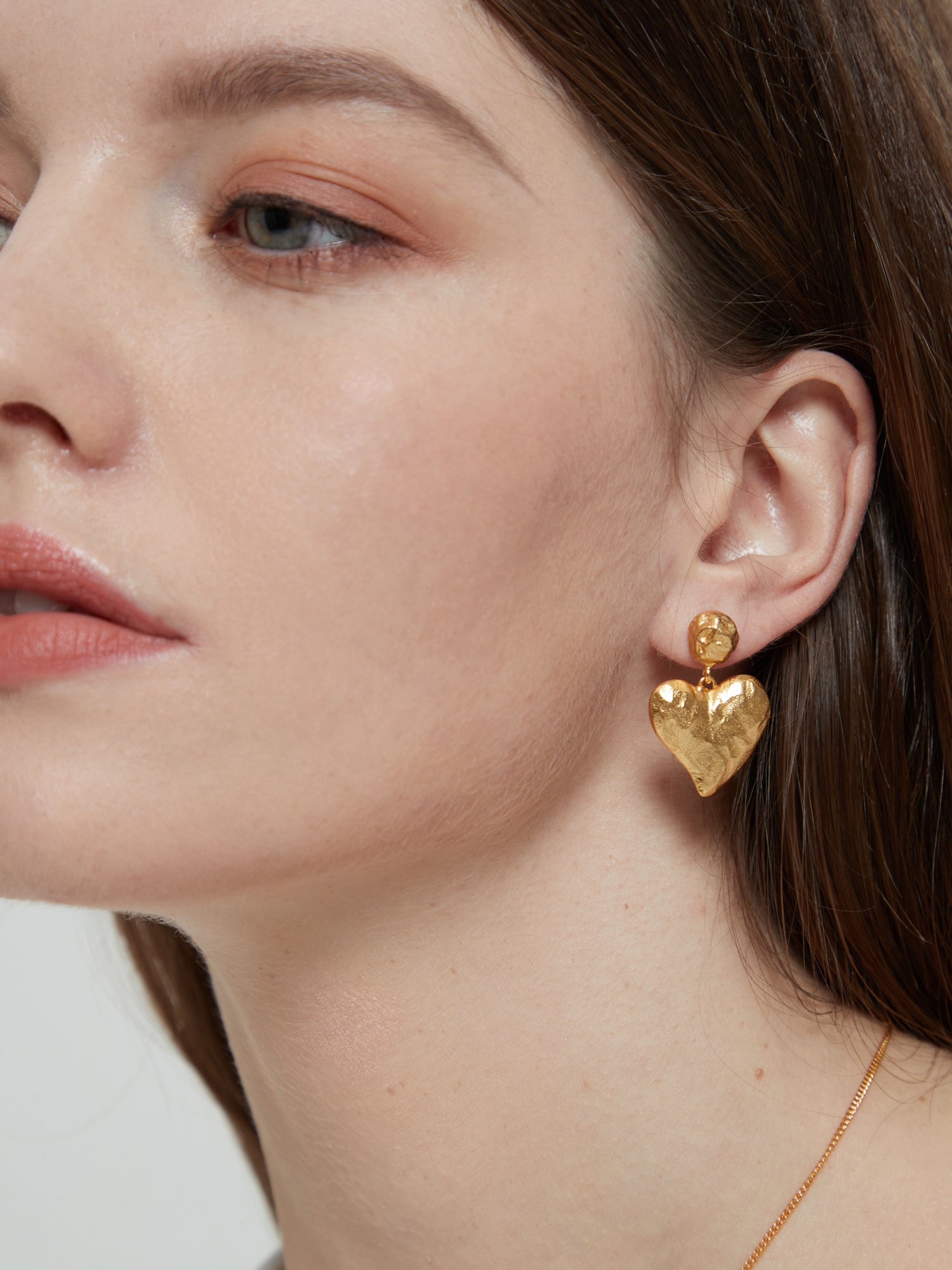 Valentina Heart Drop Earrings - MOUSAI